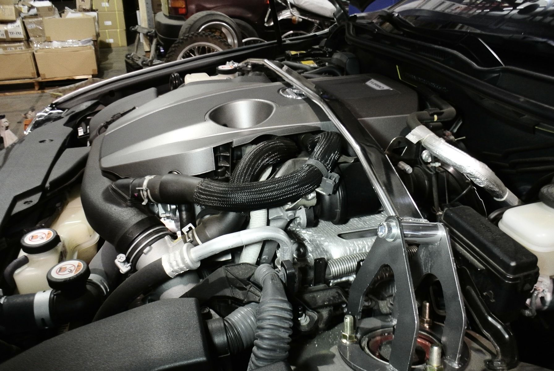 Megan Racing Strut Bar Front Upper for Lexus IS200T, IS300, 2.0T Lexus IS 2016+ / RC 2015+ (4-Cylinder) - MR-SB-LI16TFU-1P
