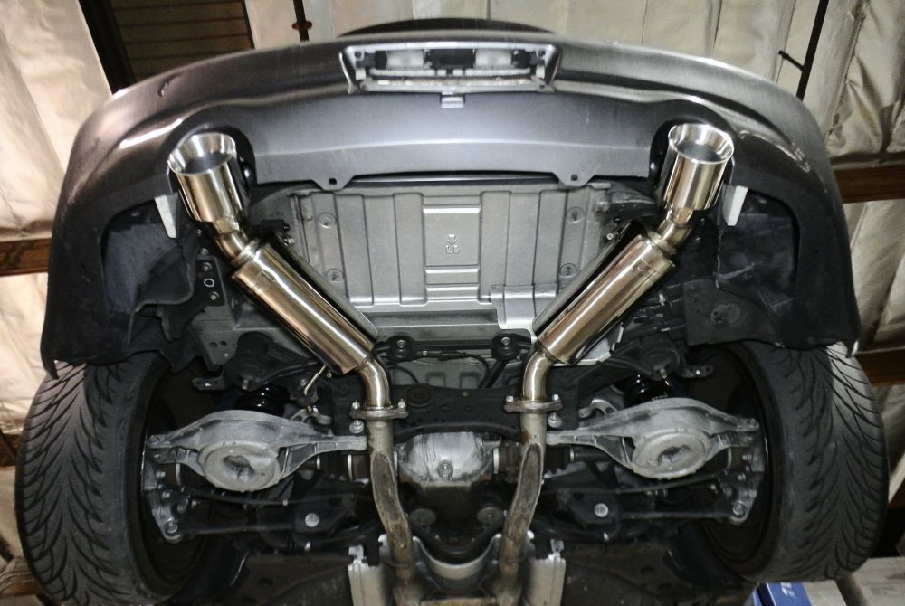 Megan Racing Exhaust Back for Infiniti G37 Coupe 08-11 Dual Canister RWD Only