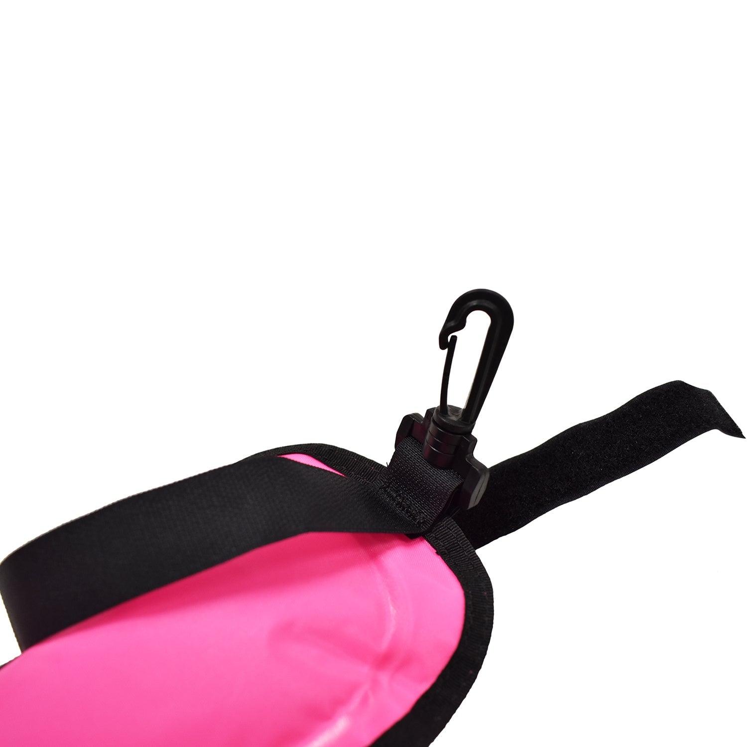 Scuba Diving 4ft Pink Surface Marker Signal Tube w/ Plastic Clip