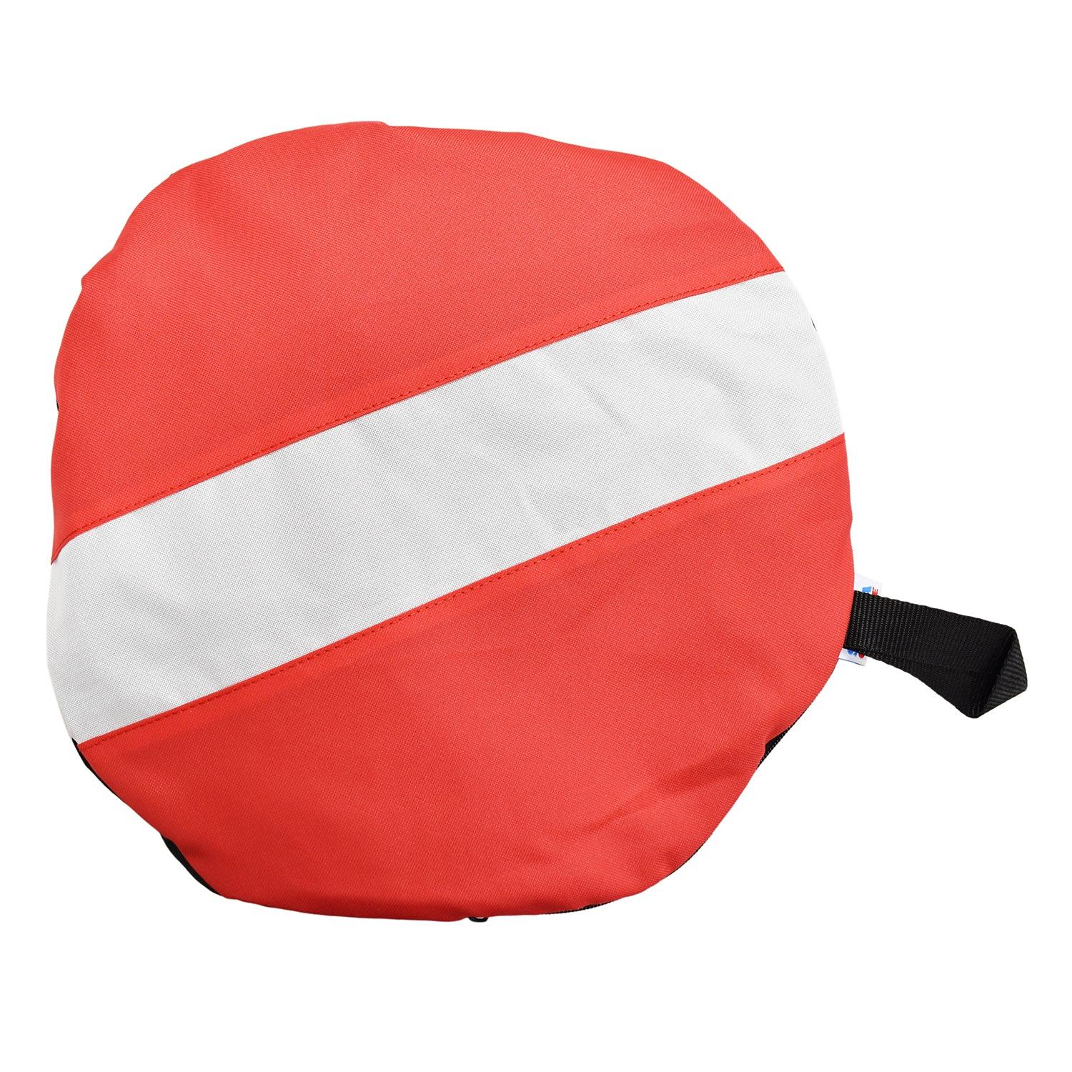 Scuba Choice Collapsible Mesh Duffle Bag for Dive Equipment w/Shoulder Strap, Red