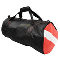 Scuba Choice Collapsible Mesh Duffle Bag for Dive Equipment w/Shoulder Strap, Red