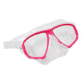 Palantic M36 Solid Pink/Clear Silicone RX Farsighted Gauge Reader Lenses Dive/Snorkeling Mask