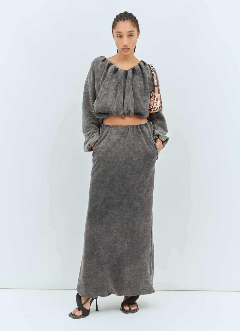 Diesel Women O-Tulip Maxi Skirt