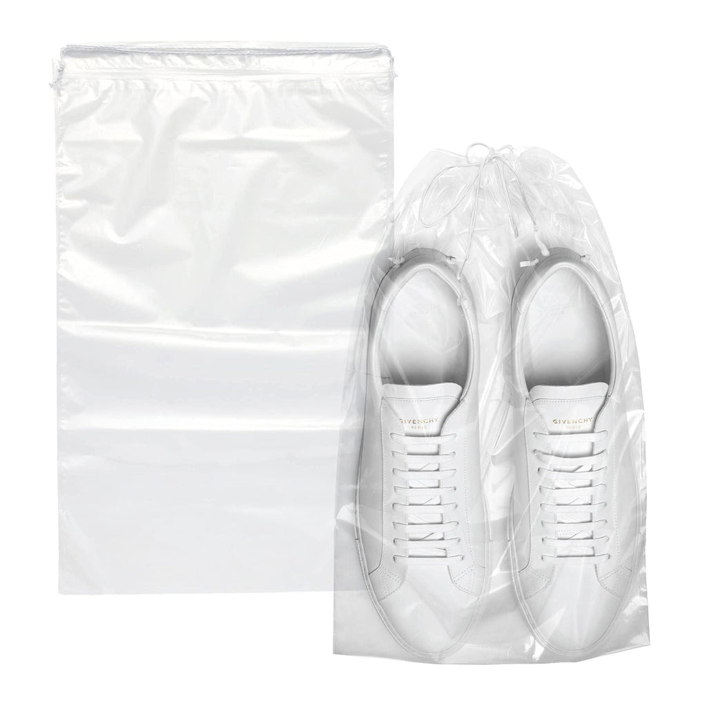 Clear Drawstring Bag, 12 x 18 Inches. Pack of 1000 Clear Plastic Drawstring Bags. 2 Mil Drawstring Clear Plastic Bags. Waterproof Clear Plastic Bags Drawstring for Cosmetics, Toiletries