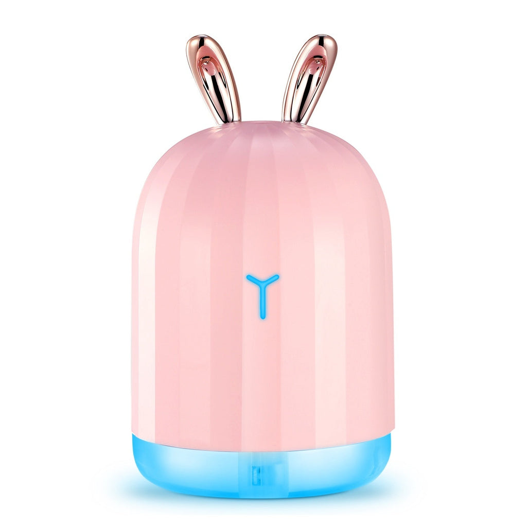 220ml Cool Mist Humidifier Ultrasonic Air Diffuser Atomizer w/7 Color Breathing Lights