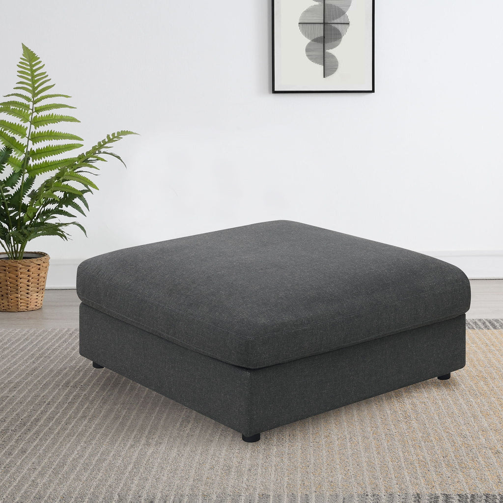 Duncan - Square Upholstered Ottoman - PhishStones Products