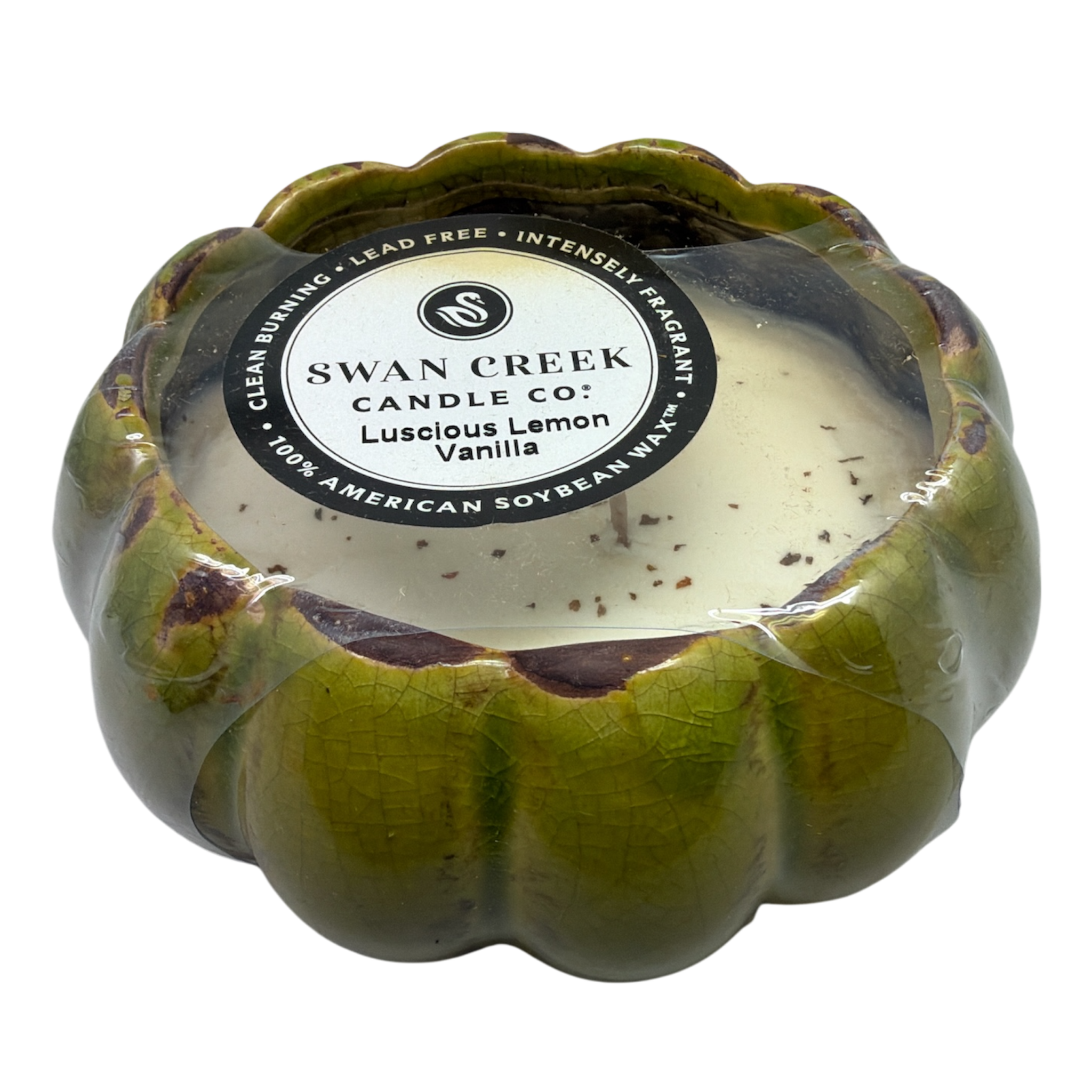 Small Petal Bowl  Soy Candle - Luscious Lemon Vanilla