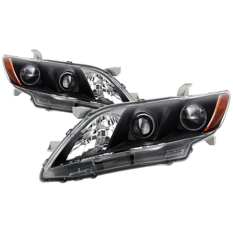 SPYDER xTune 07-09 Toyota Camry Halogen OEM Headlights - Black (HD-JH-TCAM08-AM-BK) 9943225