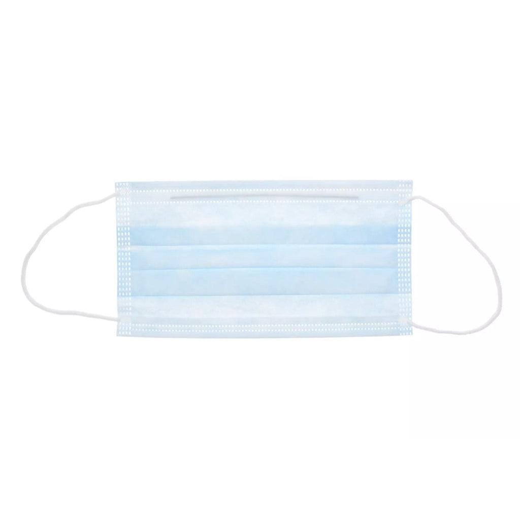 Procedure Mask Cardinal Health™ ASTM Level 1 Earloops One Size Fits Most AT71021M