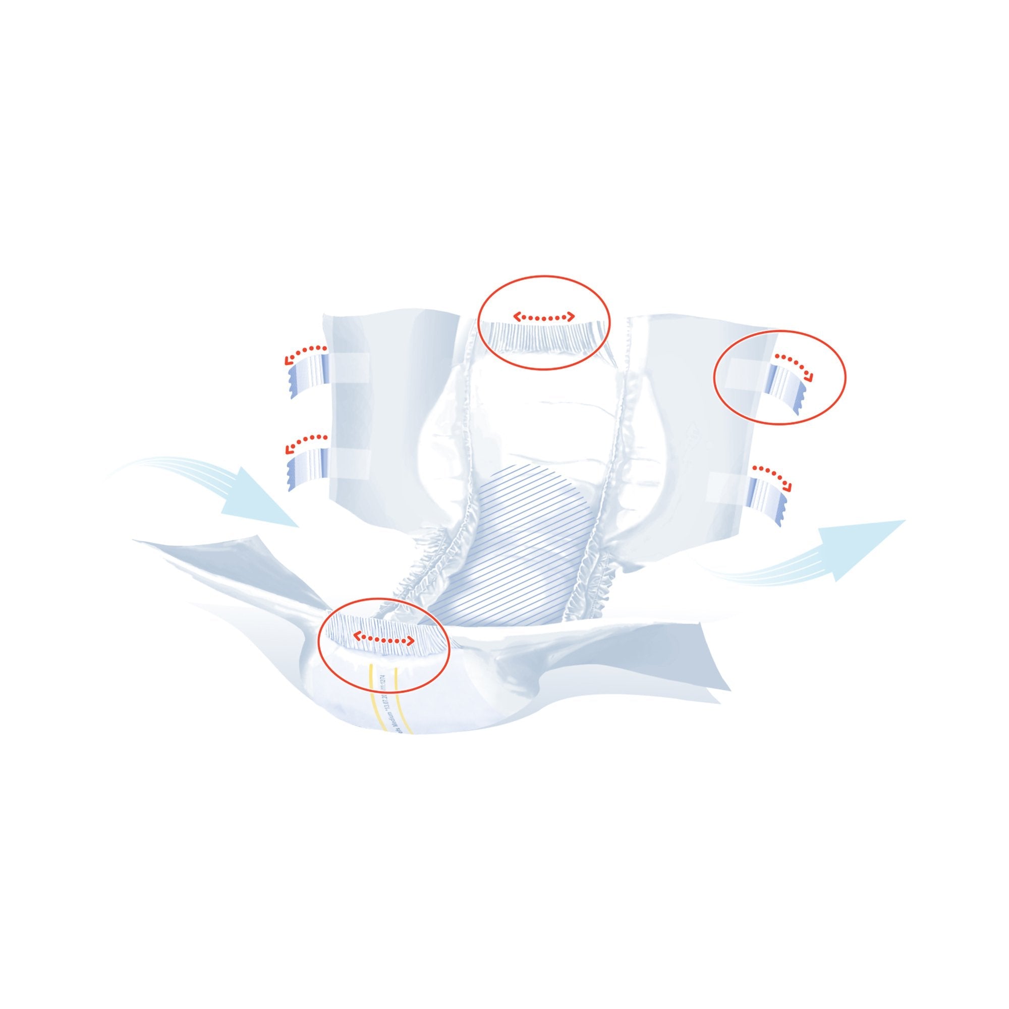 Seni® Super Plus Overnight Heavy to Severe Absorbency Incontinence Brief, Medium S-ME25-BP1