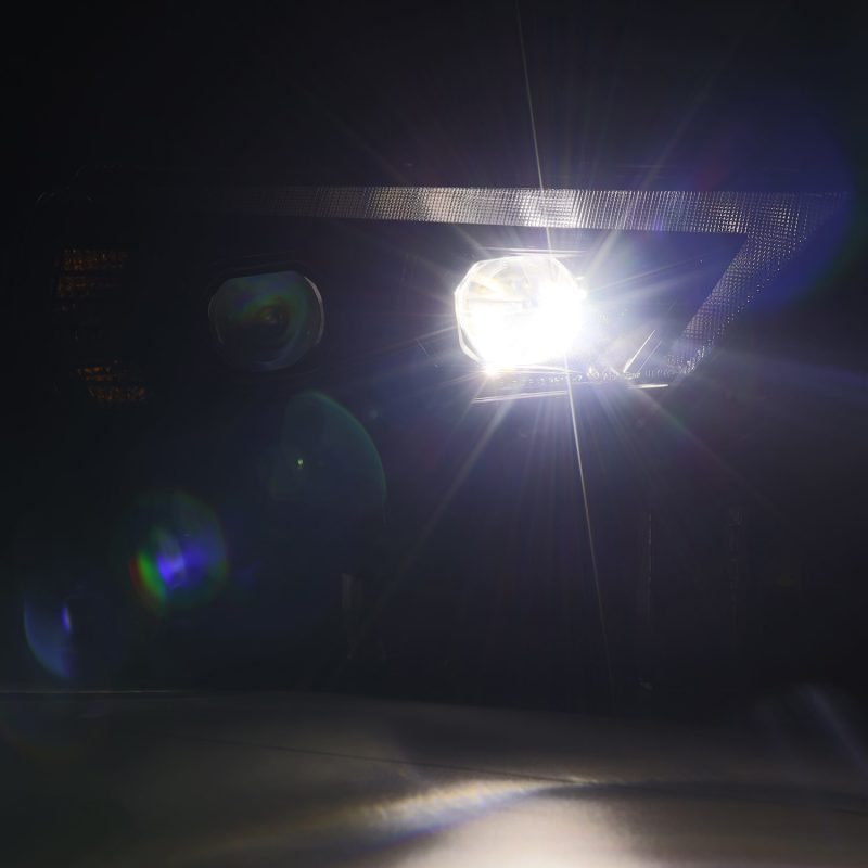 AlphaRex 14-20 Toyota 4Runner LUXX LED Proj Headlights Black w/Activ Light/Seq Signal/DRL 880849 *Discontinued