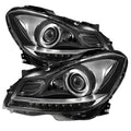 SPYDER Xtune Mercedes Benz C-Class 12-14 OE Projector Headlights (Fit Non-Hid) Chrome PRO-JH-MBW20412-NA-C 9933455
