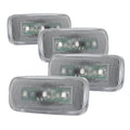 SPYDER Xtune Dodge Ram 10-14 Dually 2 Red LED 2 Amber LED Fender Lights 4pcs Clear ACC-LED-DR10-FL-C 9924774