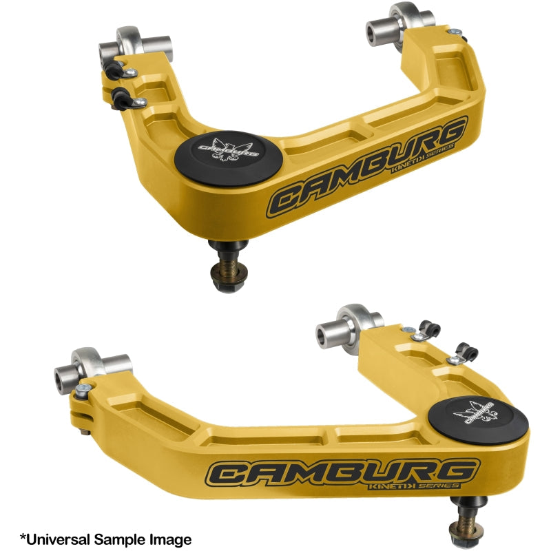 Camburg Ford Bronco 21-23 KINETIK V2 Performance Billet Uniball Upper Arms (Gold) CAM-110214-GLD