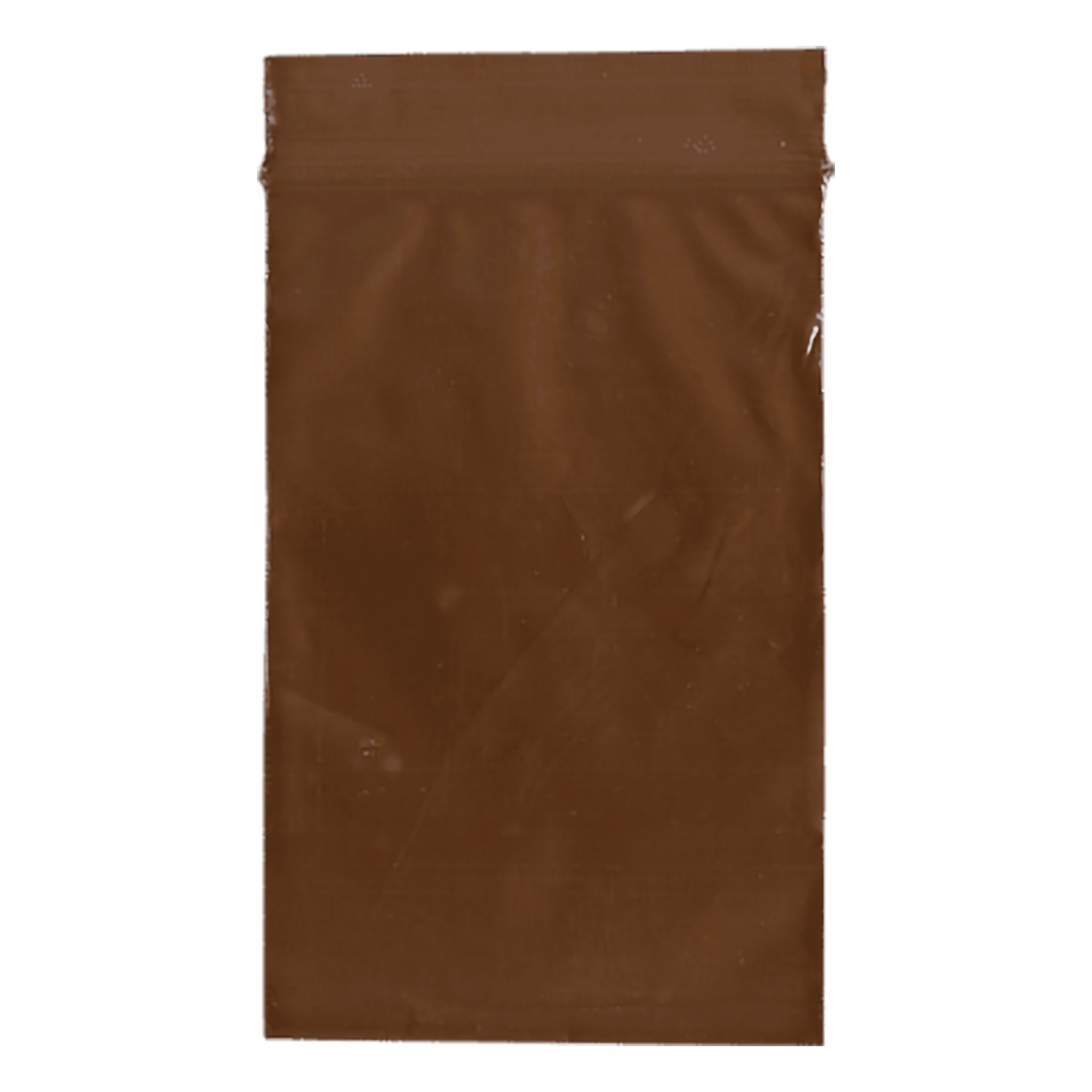 Reclosable UV Protection Bag 2-1/2 X 9 Inch Plastic Amber Zipper Closure Q200
