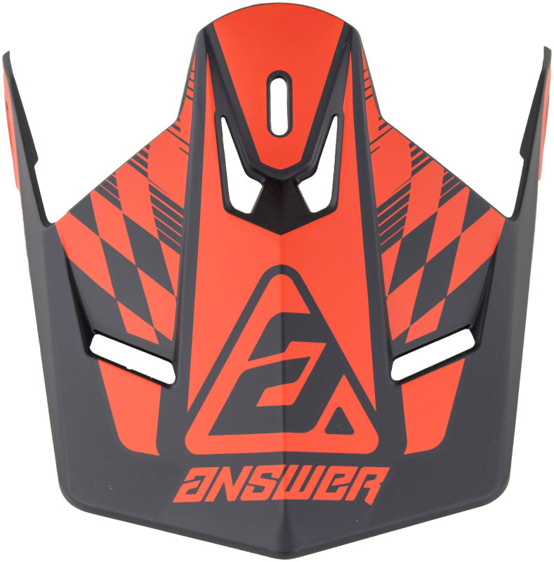 Answer AR1 Sweep Visor Black/RedYouth 442934