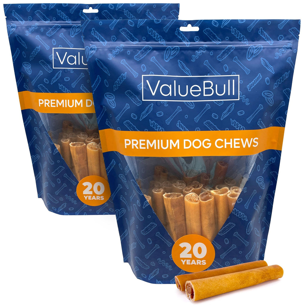 ValueBull Buffalo Collagen Sticks, 6 Inch Super Jumbo Chews, 25 Count
