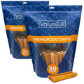 ValueBull Buffalo Collagen Sticks, 6 Inch Super Jumbo Chews, 25 Count