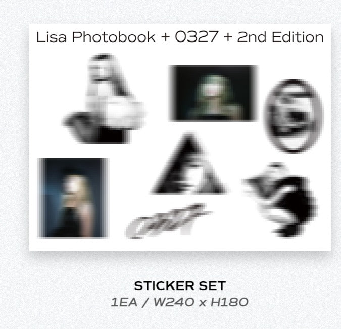 Official BLACKPINK Lisa Photobook [0327] Vol.2 -Second Edition
