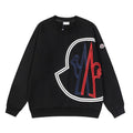 Moncler Logo Embroidered Printed Cotton Jersey Sweatshirt - Black