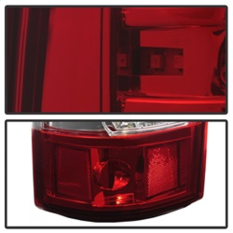 SPYDER xTune 03-06 Chevrolet Silverado 1500/2500HD LED Tail Lights - Red Clear (ALT-JH-CSIL03-CS-RC) 9037665
