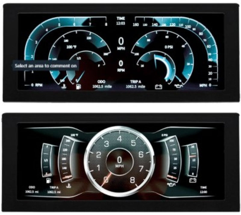 AutoMeter InVision Digital Instrument Display Color LCD Including Panel Mount - Universal 7000