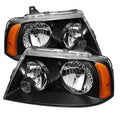 SPYDER Xtune Lincoln Navigator 2003-2006 Crystal Headlights Black HD-JH-LNA03-AM-BK 9024849
