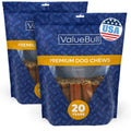 ValueBull USA Collagen Sticks for Dogs, 6 Inch Super Jumbo Chews, Natural Long-Lasting Dog Treats, 50 Count