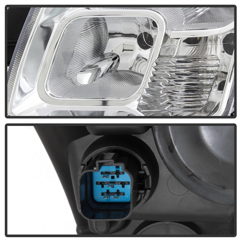 SPYDER xTune 06-09 Ford Fusion OEM Style Headlights -Chrome (HD-JH-FFUS06-AM-C) 9042287