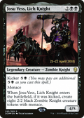 Josu Vess, Lich Knight (PRE-95S) - Dominaria Promos Foil