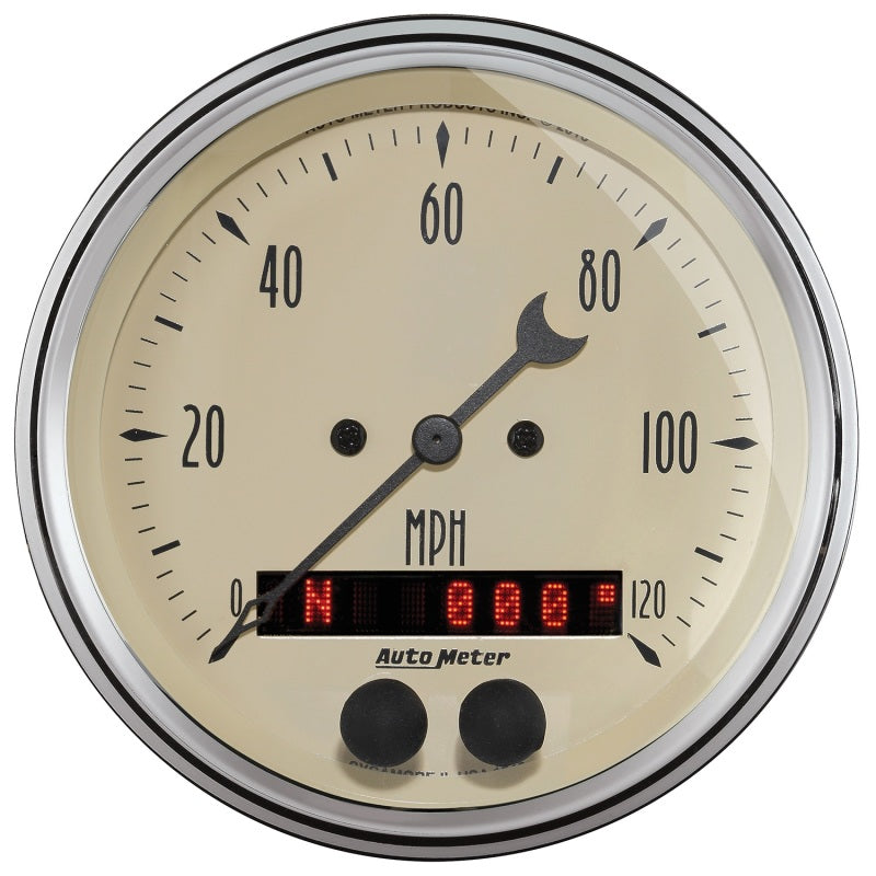 Autometer Antique Beige Gauge Kit w/GPS Speedo ATM1850
