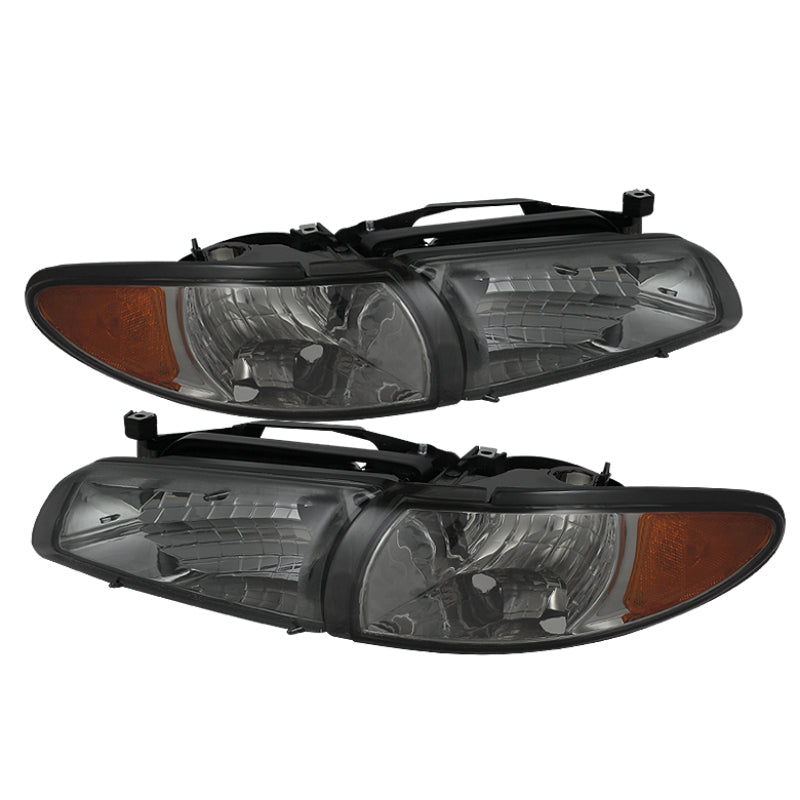 SPYDER Xtune Pontiac Grand Prix 97-03 Crystal Headlights w/ Amber Corner Lights HD-JH-PGPRIX-SET-AM-SM 9023330