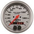 AutoMeter Marine Silver 3-3/8in. 140MPH GPS Speedometer Gauge 200638-33