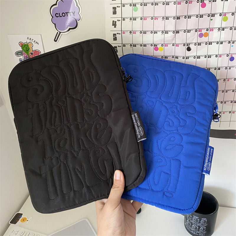 Embroidered Laptop Tablet Liner Storage Bag