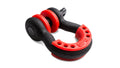 Body Armor 4x4 3/4in Black D-Ring with Red Isolators Single 3203