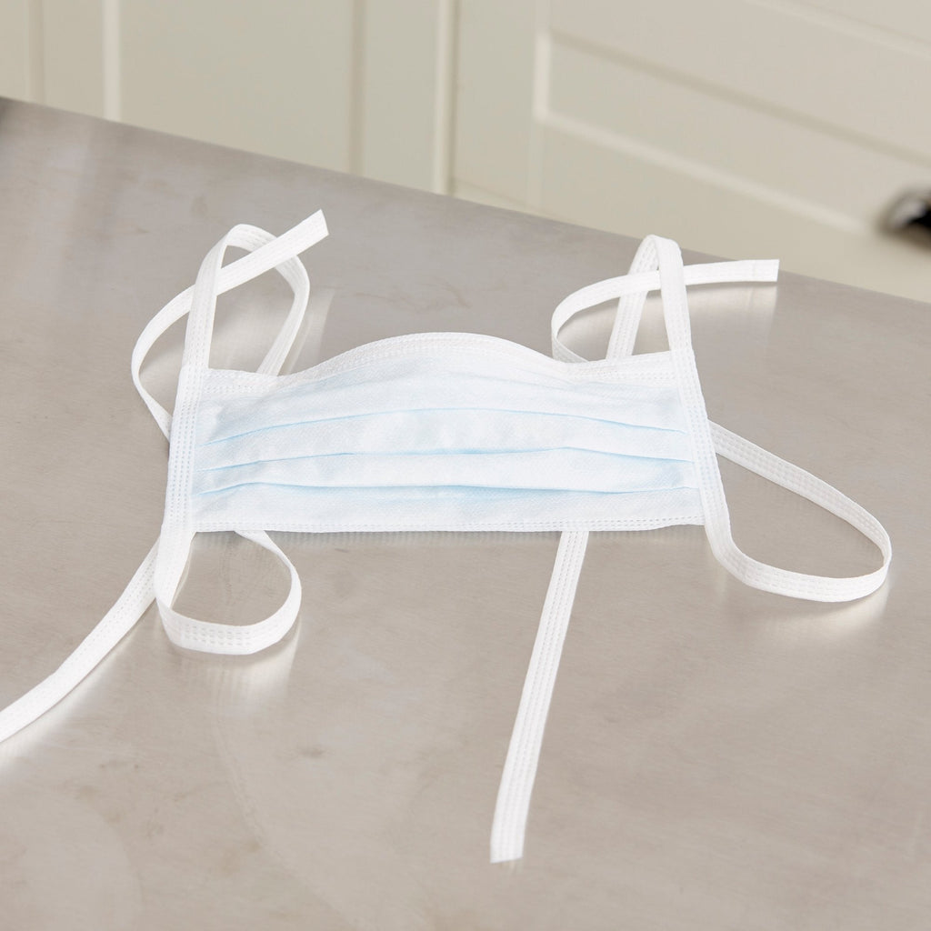 McKesson Classic Style Light & Cool Surgical Mask, Blue 91-1100