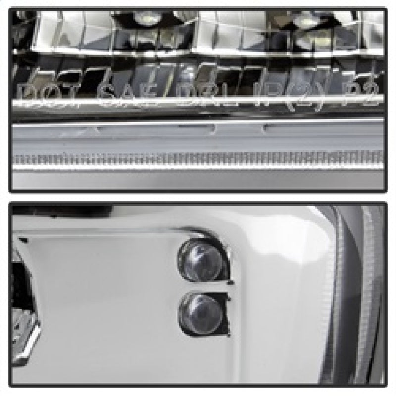 SPYDER xTune 99-06 GMC Sierra (Excl Denali) Full LED Bumper Lights - Chrome (CBL-GSI99-LED-C) 9029318