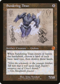 Sundering Titan (BRR-120) - The Brothers' War Retro Artifacts