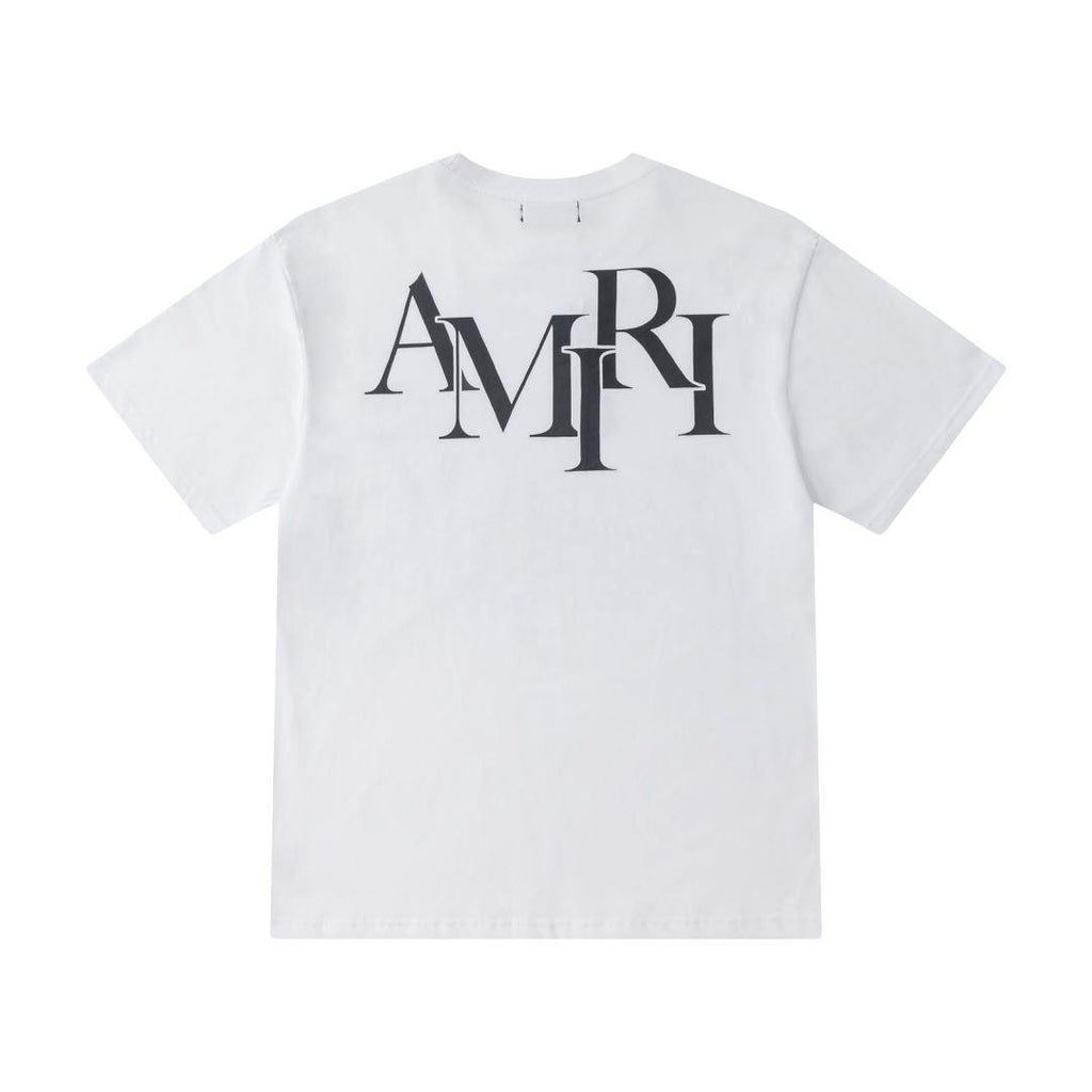 Amiri White T-Shirt Without Collar