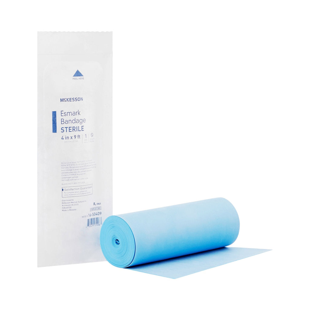 McKesson No Closure Esmark Compression Bandage, 4 Inch x 3 Yard 16-50409