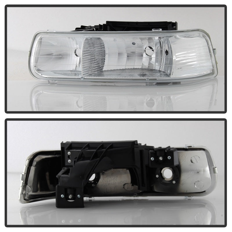 SPYDER Xtune Chevy TahOE 00-06 Amber Crystal Headlights Chrome HD-JH-CSIL99-C 5064264