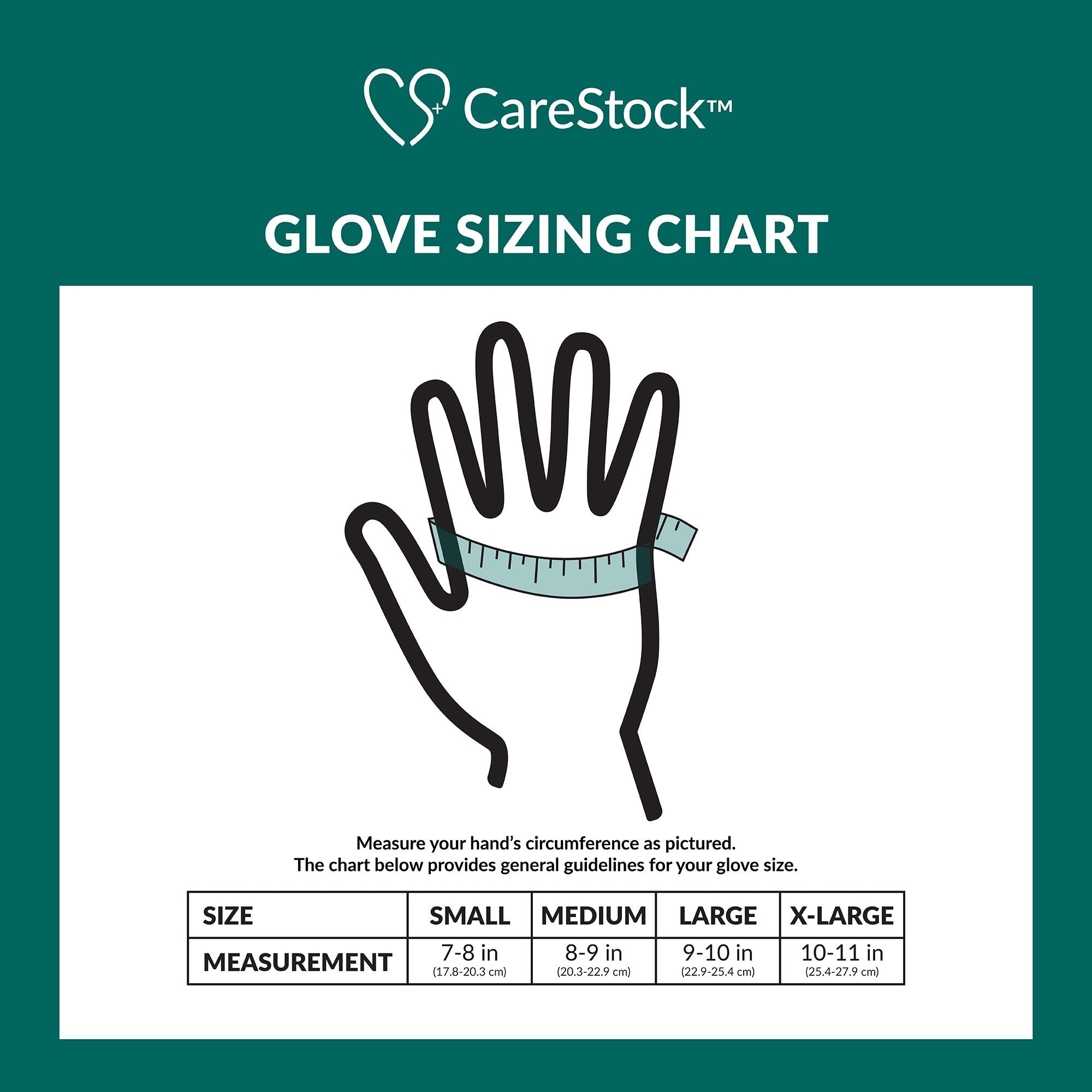 CareStock™ Vinyl Exam Glove, Extra Large, Ivory CS2598