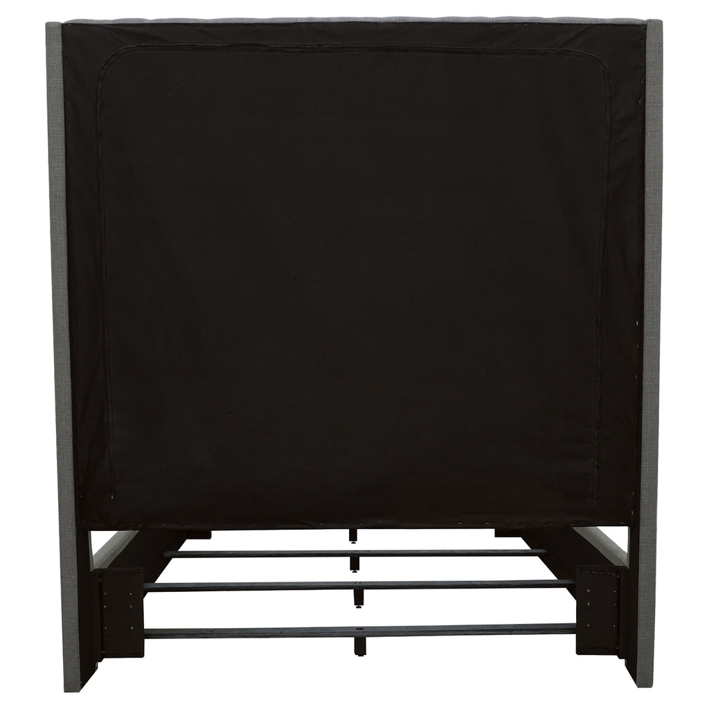 Copper - Tufted Upholstered Panel Bed
