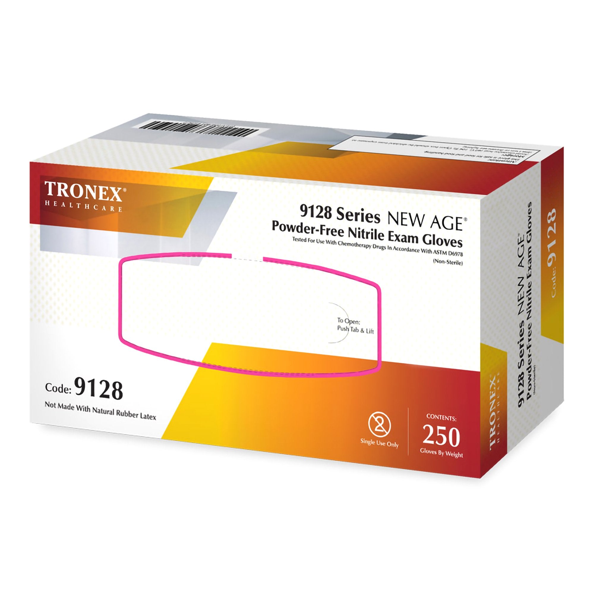 New Age® 9128 Series Nitrile Exam Glove, Large, Violet-Blue 9128-30