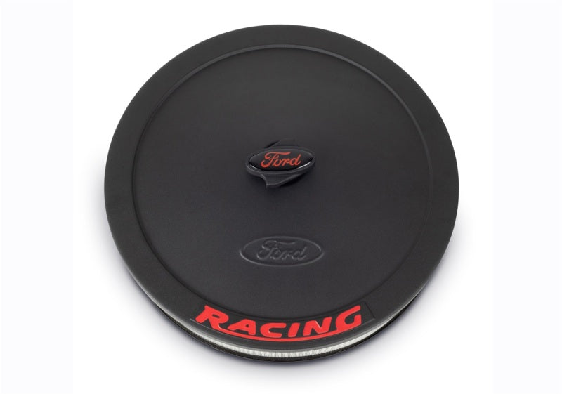 Ford Racing Air Cleaner Kit - Black Crinkle Finish w/ Red Emblem 302-352