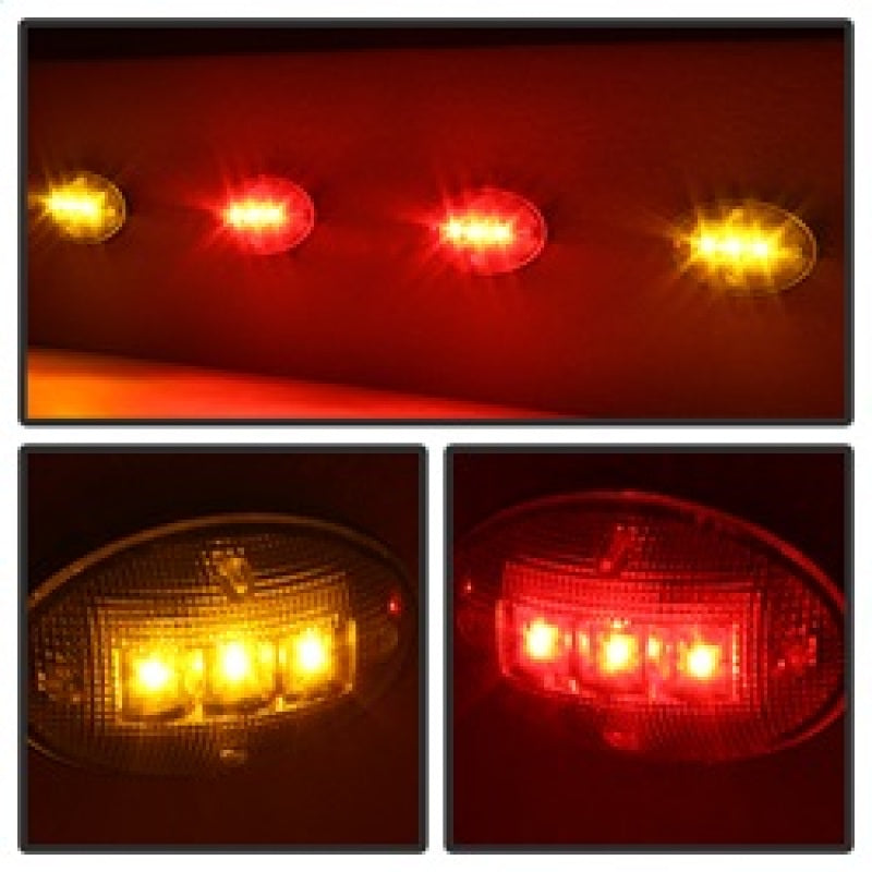 SPYDER Xtune Ford Superduty F250-F550 99-10 Dually Fender LED Side Fender Lights Clear ACC-LED-FDSD99-SL-C 9924651