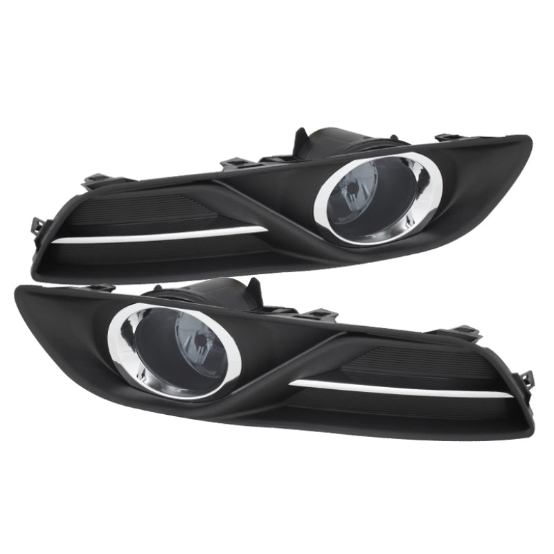 SPYDER Nissan Sentra 2013+ OEM Style Fog Lights w/Switch- Smoked FL-NS2013-SM 5076113