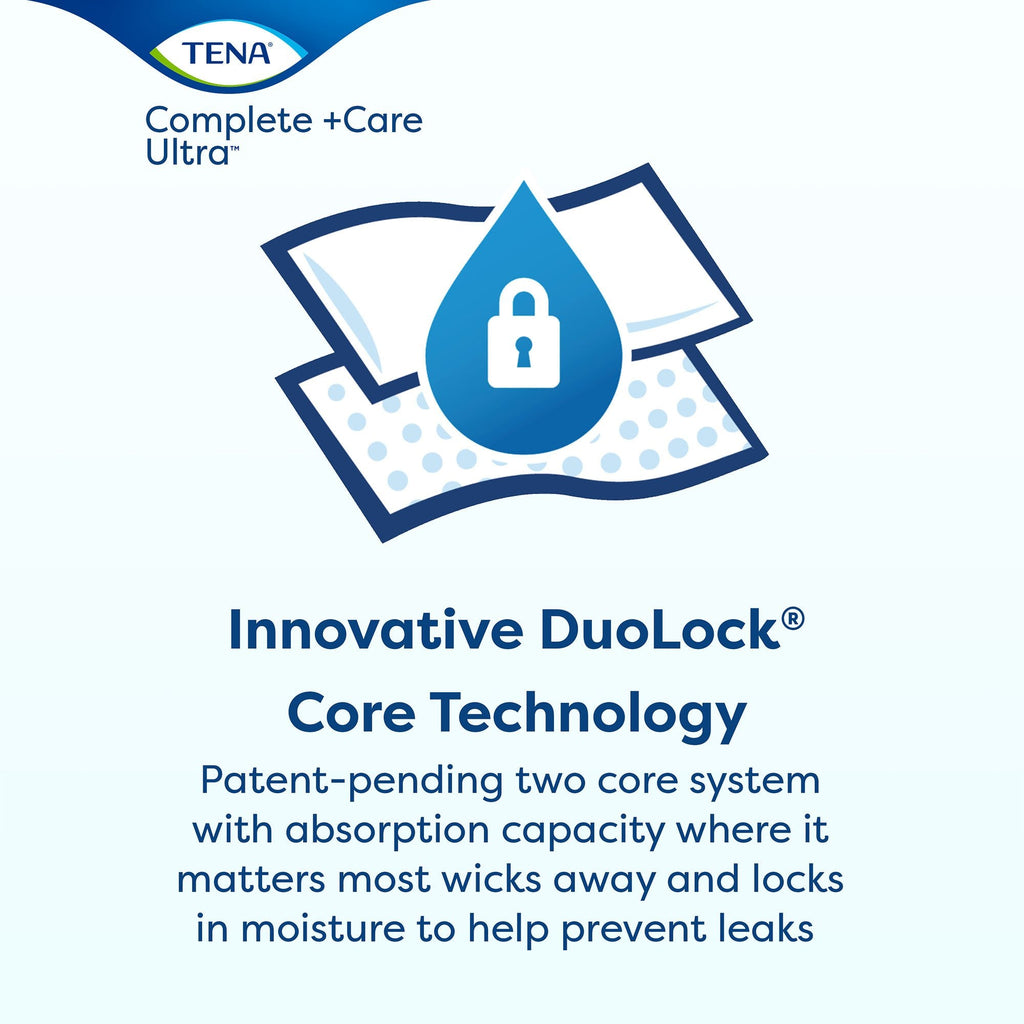 TENA Complete +Care Ultra™ Briefs with CurvDefence™, Large 67460