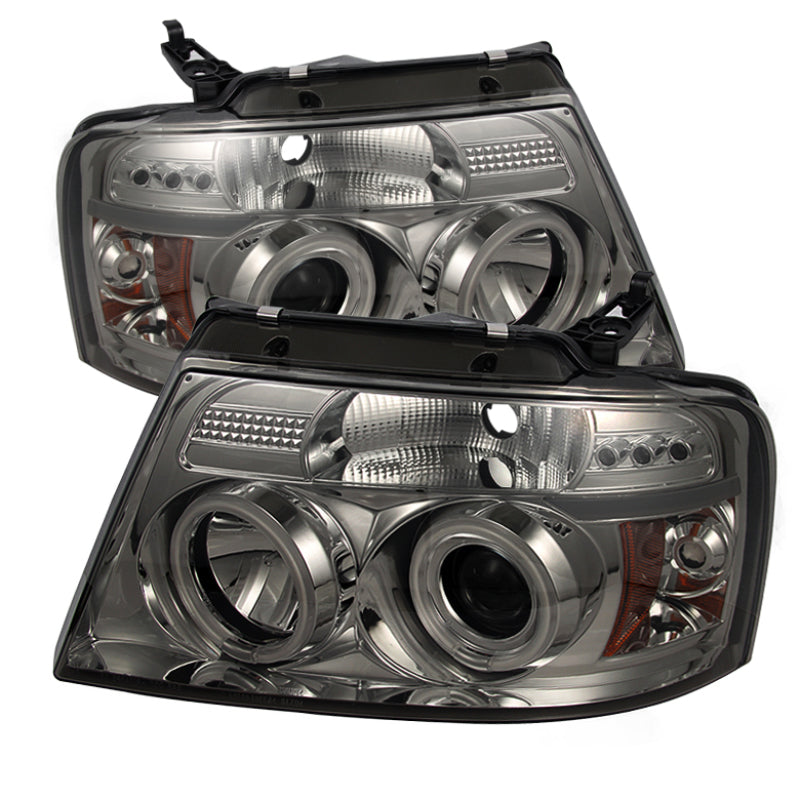 SPYDER Ford F150 04-08 Projector Headlights Version 2 CCFL Halo LED Smke PRO-YD-FF15004-CCFL-G2-SM 5042026
