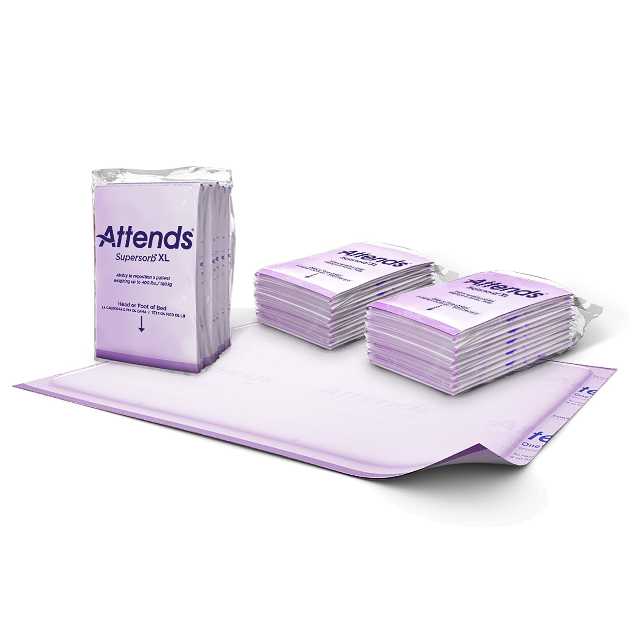 Attends® Supersorb™ Bariatric XL Premium Underpad, 36 x 51 Inch ASBXL